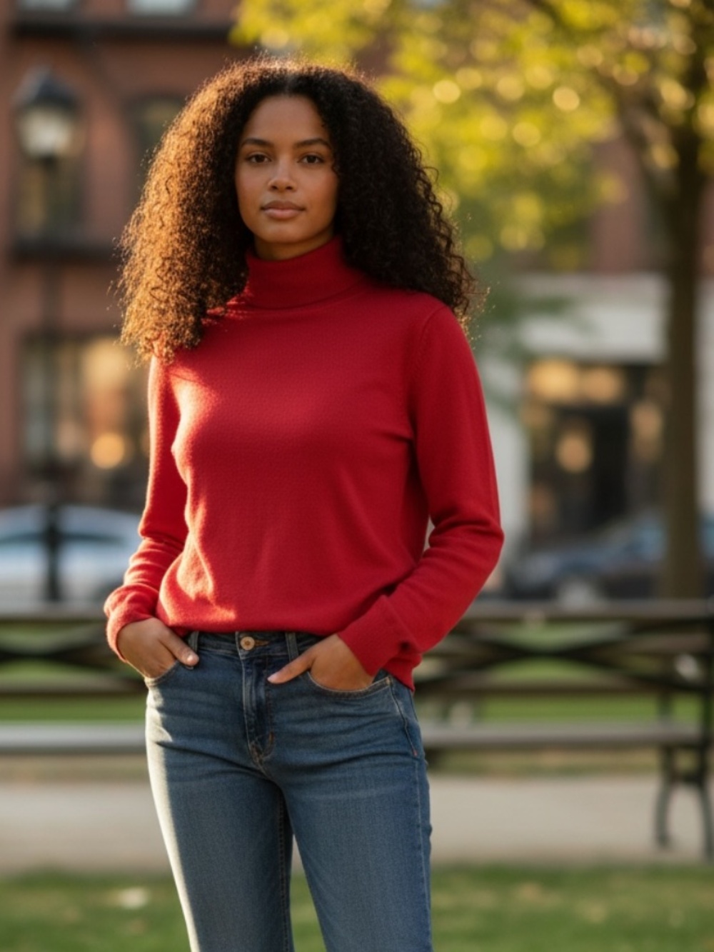 FADED GLORY two Turtle neck tops, red-NWT , turquoise size 8